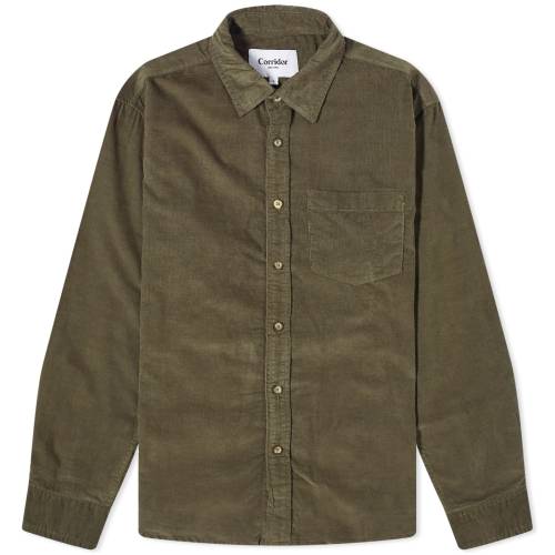 A[~[  O[ Y y CORRIDOR PINCORD SHIRT / ARMY GREEN z Yt@bV gbvX