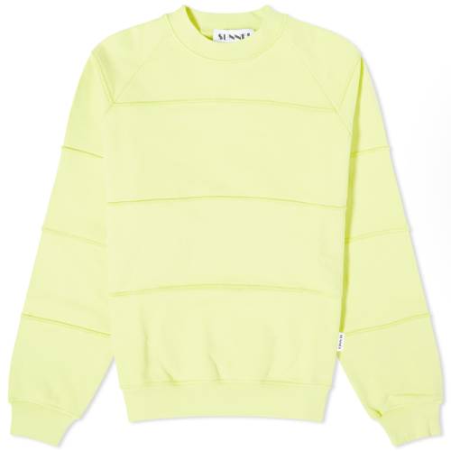 クラシック クルー スウェット スウェットトレーナー レディース 【 SUNNEI PANELS CLASSIC CREW SWEAT / LIMEADE 】 レディースファッション トップス ニット セーター