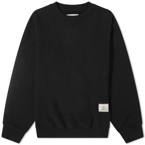 クルー スウェット 黒色 ブラック BRAM'S スウェットトレーナー メンズ 【 BRAM'S FRUIT FRUIT ATELIER CREW SWEAT / BLACK 】 メンズファッション トップス ニット セーター