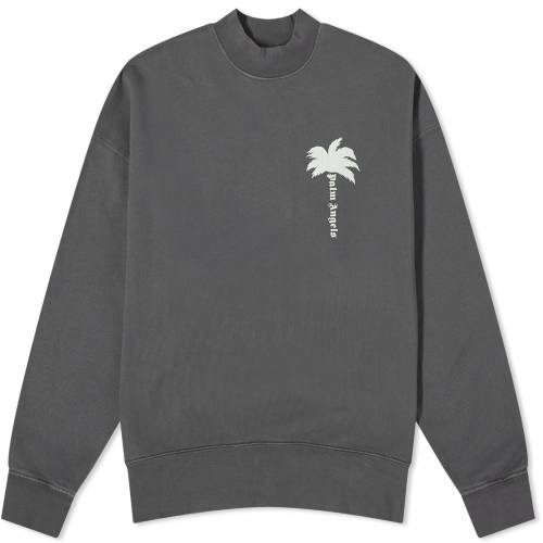 パームエンジェルス エンゼルス クルー スウェット 灰色 グレー スウェットトレーナー メンズ 【 PALM ANGELS PALM ANGELS CREW SWEAT / DARK GREY 】 メンズファッション トップス ニット セーター