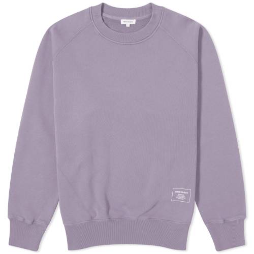 ノースプロジェクツ ラグラン クルー スウェット 紫 パープル スウェットトレーナー メンズ 【 NORSE PROJECTS NORSE PROJECTS MARTEN RELAXED RAGLAN CREW SWEAT / DUSK PURPLE 】 メンズファッション トップス ニ