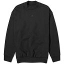 アディダス バスケットボール ロゴ クルー スウェット 黒色 ブラック スウェットトレーナー & メンズ 【 ADIDAS BASKETBALL BACK LOGO CREW SWEAT / BLACK & TALC 】 メンズファッション トップス ニット セ