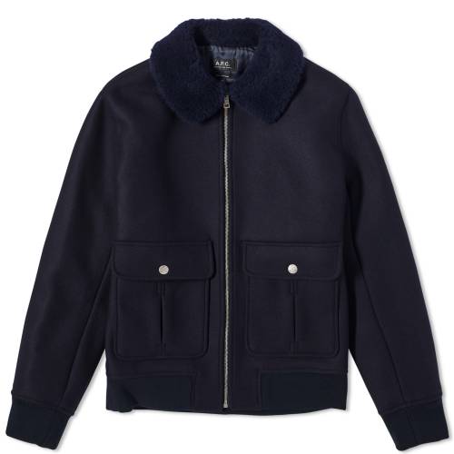 アー・ペー・セー ジャケット 紺色 ネイビー A.P.C. メンズ  メンズファッション コート