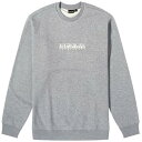 ナパピリ ボックス ロゴ クルー スウェット 灰色 グレー スウェットトレーナー メンズ 【 NAPAPIJRI BOX LOGO CREW SWEAT / MEDIUM GREY MELANGE 】 メンズファッション トップス ニット セーター