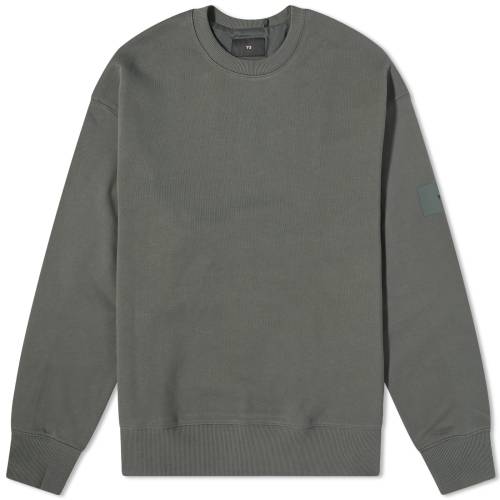 アディダス ワイスリー クルー スウェット スウェットトレーナー メンズ 【 Y-3 FT CREW SWEAT / UTILITY IVY 】 メンズファッション トップス ニット セーター