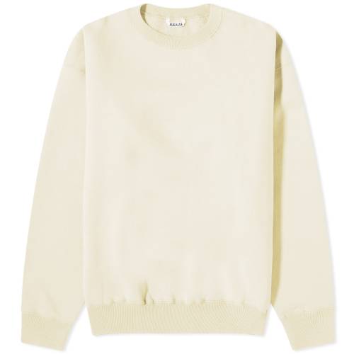 スムース クルー スウェット アイボリー スウェットトレーナー メンズ 【 AURALEE SMOOTH SOFT CREW SWEAT / IVORY 】 メンズファッション トップス ニット セーター