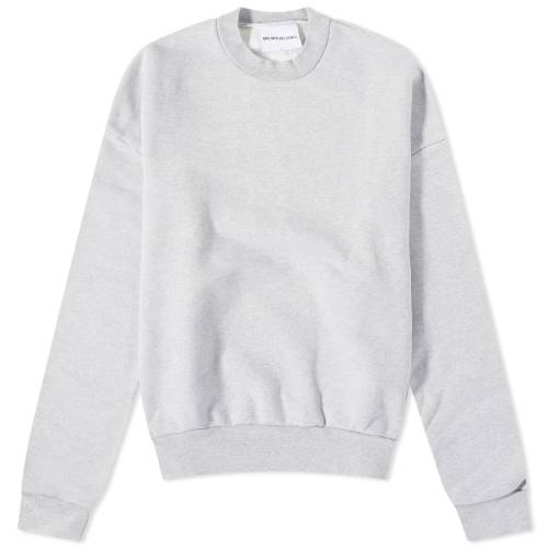 ミキミユキゾク クルー スウェット 灰色 グレー スウェットトレーナー メンズ 【 MKI SUPERWEIGHT CREW SWEAT / GREY 】 メンズファッション トップス ニット セーター