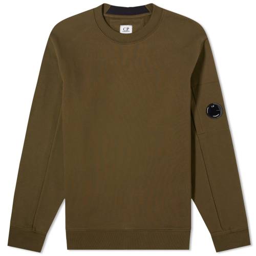 シーピーカンパニー フリース クルー スウェット 緑 グリーン C.P. スウェットトレーナー メンズ 【 C.P. COMPANY COMPANY DIAGONAL FLEECE LENS CREW SWEAT / IVY GREEN 】 メンズファッション トップス ニット