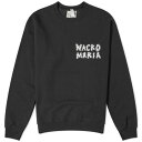 ワコマリア クルー スウェット 黒色 ブラック スウェットトレーナー メンズ 【 WACKO MARIA WACKO MARIA X NECKFACE TYPE 5 CREW SWEAT / BLACK 】 メンズファッション トップス ニット セーター