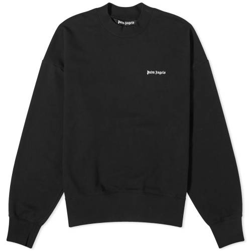 パームエンジェルス エンゼルス ロゴ クルー スウェット 黒色 ブラック スウェットトレーナー メンズ 【 PALM ANGELS PALM ANGELS BACK LOGO CREW SWEAT / BLACK 】 メンズファッション トップス ニット セ