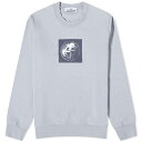 ストーンアイランド クルー スウェット スウェットトレーナー メンズ 【 STONE ISLAND STONE ISLAND INSTITUTIONAL ONE BADGE PRINT CREW SWEAT / DUST 】 メンズファッション トップス ニット セーター