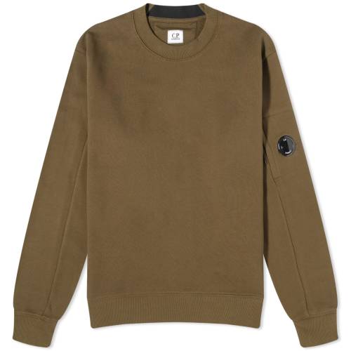 シーピーカンパニー クルー スウェット 緑 グリーン C.P. スウェットトレーナー メンズ 【 C.P. COMPANY COMPANY ARM LENS CREW SWEAT / IVY GREEN 】 メンズファッション トップス ニット セーター