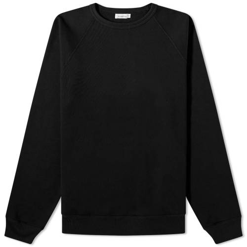 ナナミカ クルー スウェット 黒色 ブラック スウェットトレーナー メンズ 【 NANAMICA CREW SWEAT / BLACK 】 メンズファッション トップス ニット セーター