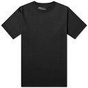ナナミカ ジャージー Tシャツ 黒色 ブラック メンズ 【 NANAMICA LOOPWHEEL COOLMAX JERSEY T-SHIRT / BLACK 】 メンズファッション トップス カットソー