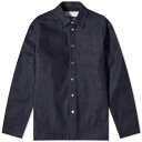 ジルサンダー デニム メンズ 【 JIL SANDER JIL SANDER DENIM OVERSHIRT / MAGNET 】 メンズファッション トップス