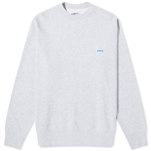 ロゴ クルー スウェット スウェットトレーナー メンズ 【 AUTRY FLAG LOGO CREW SWEAT / MELANGE 】 メンズファッション トップス ニット セーター