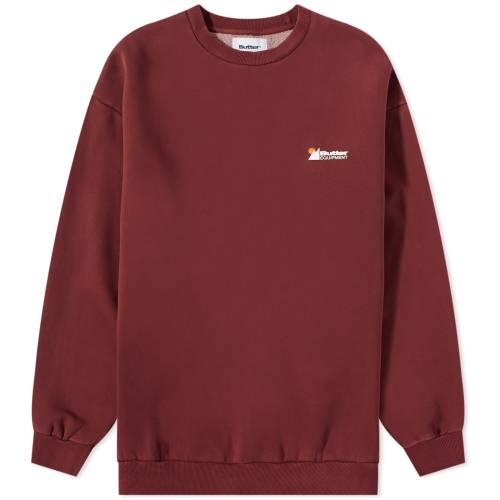 【★スーパーSALE★6/11深夜2時迄】クルー スウェット レッドウッド スウェットトレーナー メンズ 【 BUTTER GOODS BUTTER GOODS PIGMENT DYE CREW SWEAT / REDWOOD 】 メンズファッション トップス ニット セーター