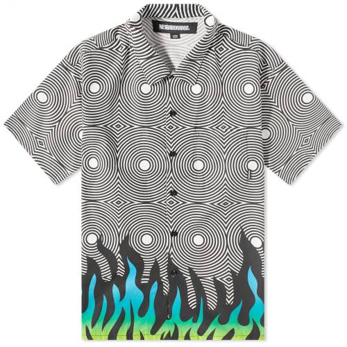 ネイバーフッド スリーブ 黒色 ブラック 半袖 メンズ 【 NEIGHBORHOOD X DEATH SPRAY CUSTOM SHORT SLEEVE SHIRT / BLACK 】 メンズファッション トップス Tシャツ カットソー