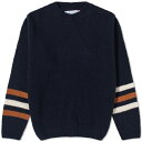 楽天スニケスクルー スウェット 紺色 ネイビー スウェットトレーナー メンズ 【 GARBSTORE BOUCLE SPORTS CREW SWEAT / NAVY 】 メンズファッション トップス ニット セーター