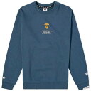 エイプバイベイシングエイプ アーミー クルー スウェット 緑 グリーン スウェットトレーナー メンズ 【 AAPE BY A BATHING APE AAPE BASIC ARMY TAPE CREW SWEAT / GREEN (NAVY) 】 メンズファッション トップス