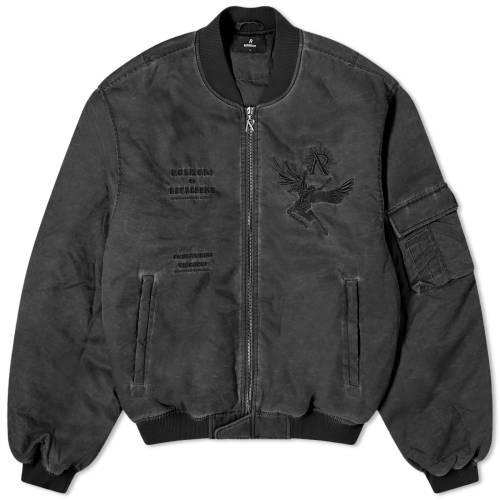 饷å ե饤 㥱å  ֥å   REPRESENT HORIZONS CLASSIC FLIGHT JACKET / BLACK  󥺥եå 