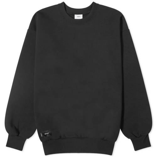 ダブルタップス クルー スウェット 黒色 ブラック スウェットトレーナー メンズ 【 WTAPS FORTLESS SNEAK CREW SWEAT / BLACK 】 メンズファッション トップス ニット セーター