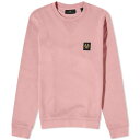 ベルスタッフ クルー スウェット ローズ スウェットトレーナー メンズ 【 BELSTAFF PATCH CREW SWEAT / ROSE 】 メンズファッション トップス ニット セーター