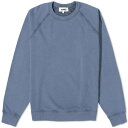 ワイエムシー クルー スウェットシャツ トレーナー 青色 ブルー スウェットトレーナーSHIRT メンズ 【 YMC SCHRANK CREW SWEATSHIRT / BLUE 】 メンズファッション トップス ニット セーター