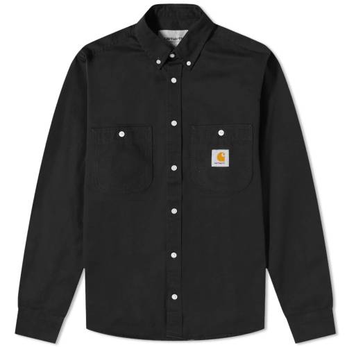 カーハート ダブリューアイピー 黒色 ブラック メンズ 【 CARHARTT WIP CARHARTT WIP CLINK SHIRT / BLACK 】 メンズファッション トップス