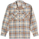 ヌーディージーンズ ジーンズ ベージュ ヌーディージンーンズ メンズ 【 NUDIE JEANS CO NUDIE VINCENT PLAID CHECK OVERSHIRT / BEIGE 】 メンズファッション トップス