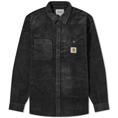 J[n[g _u[ACs[ R[fC F ubN Y y CARHARTT WIP CARHARTT WIP RHODES CORDUROY OVERSHIRT / BLACK z Yt@bV gbvX