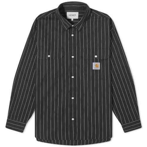 J[n[g _u[ACs[ XgCv F ubN F zCg & Y y CARHARTT WIP CARHARTT WIP ORLEAN STRIPE SHIRT / BLACK & WHITE z Yt@bV gbvX