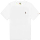 アベイシングエイプ ジェネラル Tシャツ 白色 ホワイト メンズ 【 A BATHING APE A BATHING APE GENERAL BAPE IS T-SHIRT / WHITE 】 メンズファッション トップス カットソー