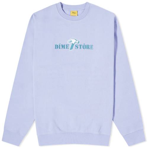 クルー スウェット 藍色 インディゴ スウェットトレーナー メンズ 【 DIME RENO CREW SWEAT / LIGHT INDIGO 】 メンズファッション トップス ニット セーター