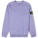 ストーンアイランド クルー スウェット スウェットトレーナー メンズ 【 STONE ISLAND STONE ISLAND GARMENT DYED MALFILE CREW SWEAT / LAVENDER 】 メンズファッション トップス ニット セーター