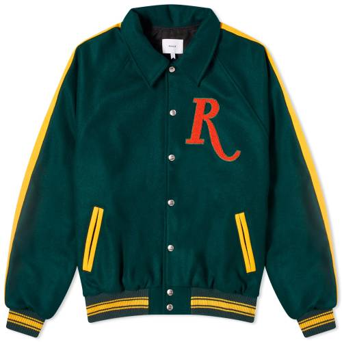 ルード ラグラン ジャケット 緑 グリーン メンズ 【 RHUDE RAGLAN VARSITY JACKET / GREEN 】 メンズファッション コート