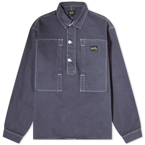 X^C F lCr[ Y y STAN RAY STAN RAY PAINTERS SHIRT / NAVY HERRINGBONE z Yt@bV gbvX