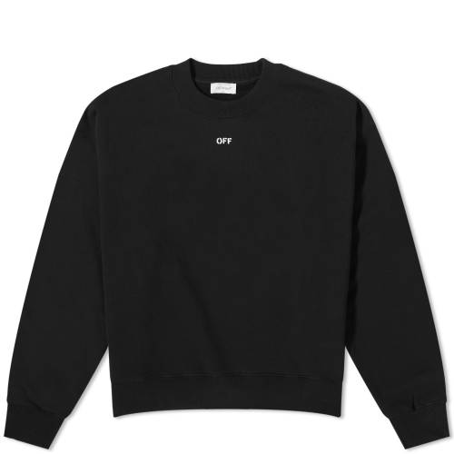 オフホワイト アロー クルー スウェット 黒色 ブラック スウェットトレーナー メンズ 【 OFF-WHITE STAMP ARROW CREW SWEAT / BLACK 】 メンズファッション トップス ニット セーター