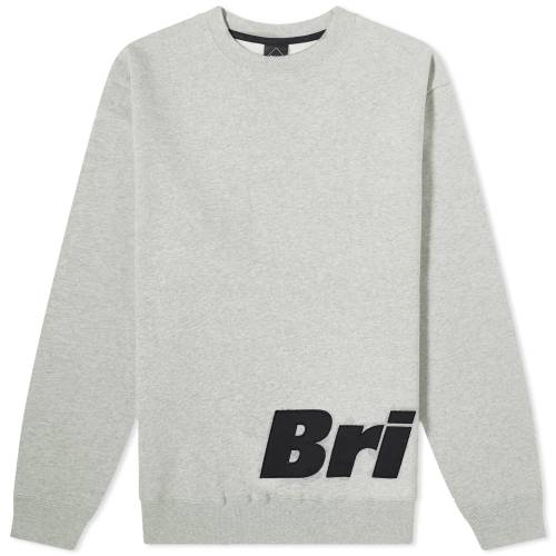 レアル ブリストル ロゴ クルー スウェット 灰色 グレー F.C. スウェットトレーナー メンズ 【 F.C. REAL BRISTOL REAL BRISTOL SIDE LOGO CREW SWEAT / GREY 】 メンズファッション トップス ニット セーター