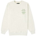 マナスタッシュ クルー スウェット スウェットトレーナー メンズ 【 MANASTASH SALMON BROTHERS CREW SWEAT / OATMEAL 】 メンズファッション トップス ニット セーター