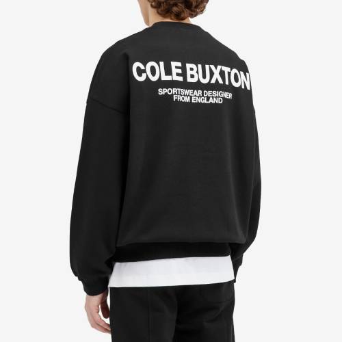 クルー スウェット 黒色 ブラック スウェットトレーナー メンズ 【 COLE BUXTON COLE BUXTON SPORTSWEAR CREW SWEAT / BLACK 】 メンズファッション トップス ニット セーター