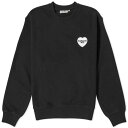 カーハート ダブリューアイピー クルー スウェット 黒色 ブラック 白色 ホワイト スウェットトレーナー & メンズ 【 CARHARTT WIP CARHARTT WIP HEART BANDANA CREW SWEAT / BLACK & WHITE 】 メンズファッション