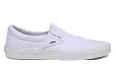 【送料無料】【あす楽対象商品】【訳あり】Vans(バンズ) Classic Slip-On shvn-0eyew00 True 白