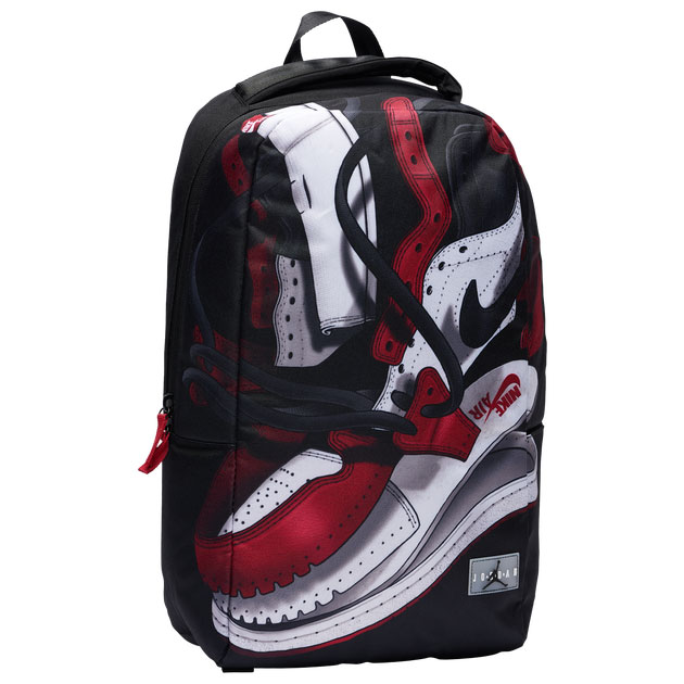 【あす楽】ナイキ ジョーダン NIKE JORDAN グラフィック バックパック Graphics Backpack 白 赤 White/Gym Red リュック バッグ