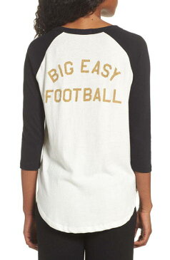 nfl new orleans saints raglan tee t ニュー セインツ ラグラン シャツ トップス ブラウス レディースファッション