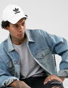 トレフォイル オリジナルス 白 イン ホワイト 帽子 アディダス キャップ adidas originals trefoil cap in white br9720 メンズファッション
