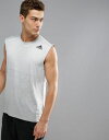adidas アディダス training トレーニング sleeveless ノンスリーブ tシャツ in イン gradient grey gray灰色 グレイ cd9002 メンズファッション