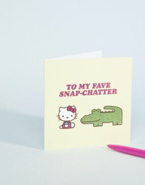 フェイブ カード ハロー キティ マイ hello kitty my fave snapchatter card 帽子 レディース帽子 ブランド雑貨 小物 バッグ