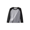 ナイキキッズ スウッシュ・スウォッシュ ドライフィット ラグラン Tシャツ Nike Kids Swoosh Dri-FIT Raglan Tee (Toddler)