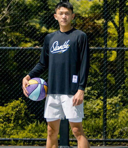スランブル バスケットボール 長袖 ロングスリーブ シューティングシャツ Tシャツ メンズ【Slamble Basketball Long Sleeve shooting shirts 】 スランブル バスケットボール 長袖 ロングスリーブ シューティングシャツ Tシャツ メンズ【Slamble Basketball Long Sleeve shooting shirts 】